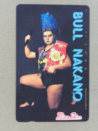 【hand signed autograph】 Bull Nakano (1)