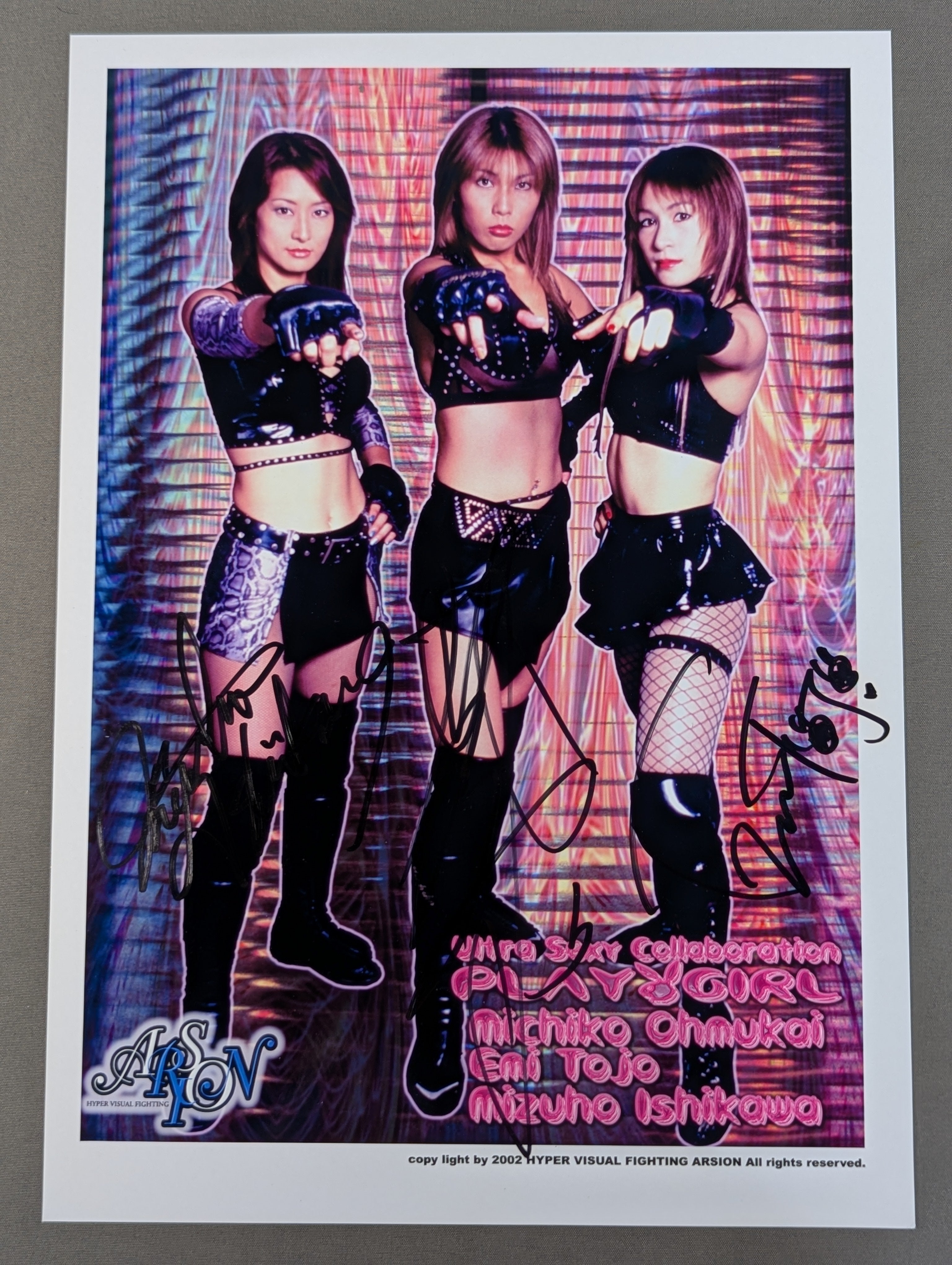 3選手直筆サイン入り】アルシオン ポートレート – 闘道館