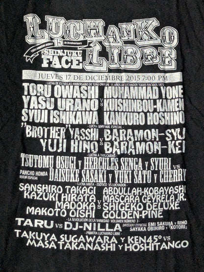 ルチャンコ・リブレ 2015 Tシャツ①(ブラック)