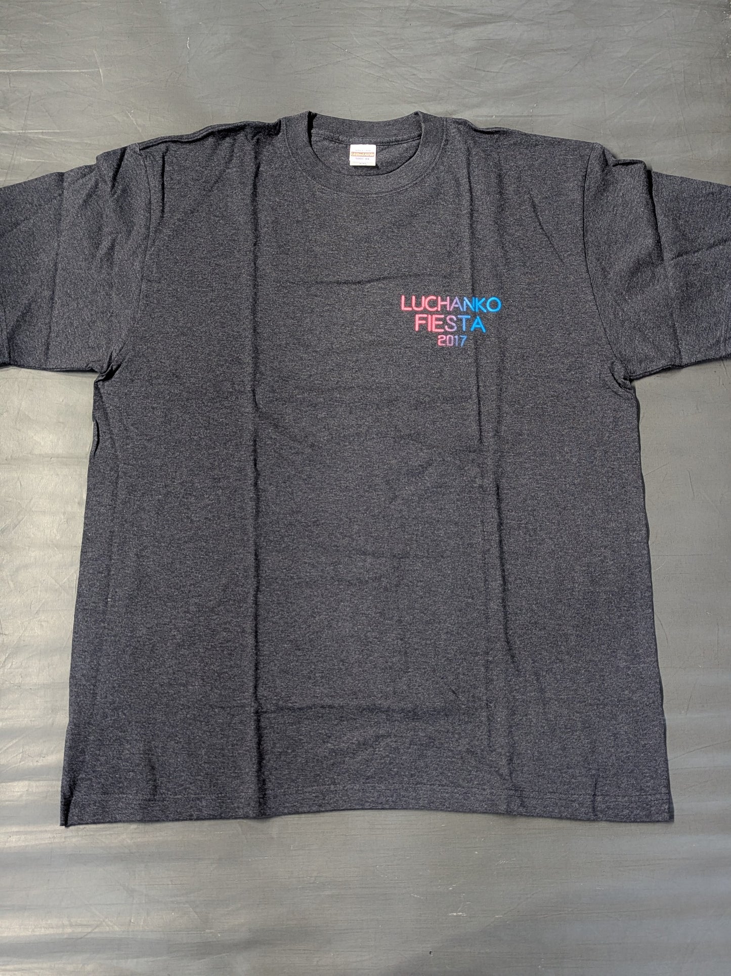 ルチャンコ・フィエスタ 2017 Tシャツ①(グレー)