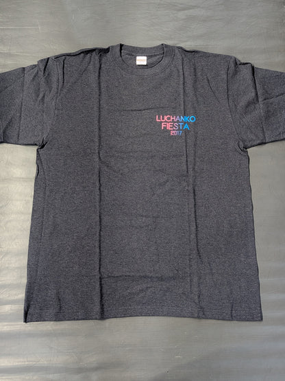 ルチャンコ・フィエスタ 2017 Tシャツ①(グレー)