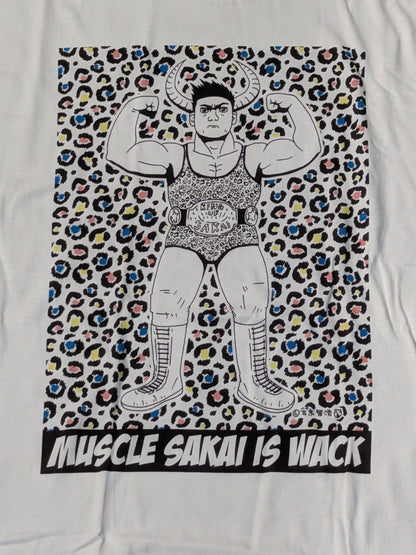 マッスル坂井「MUSCLE SAKAI IS WACK」Tシャツ
