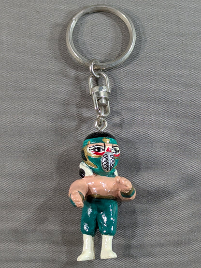 ハヤブサ フィギュアキーホルダー(緑)