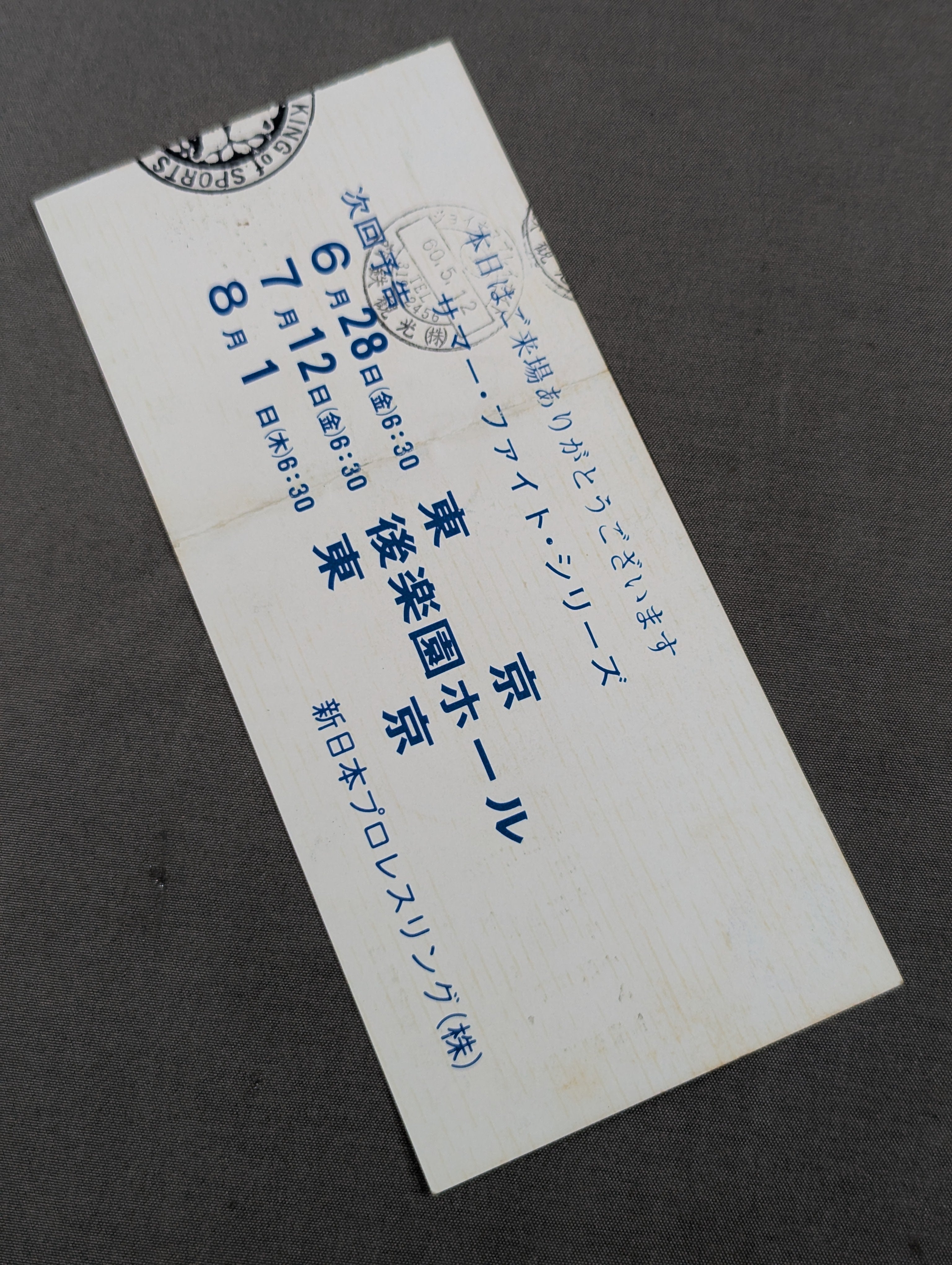 85IWGP＆WWFチャンピオン・シリーズ – 闘道館