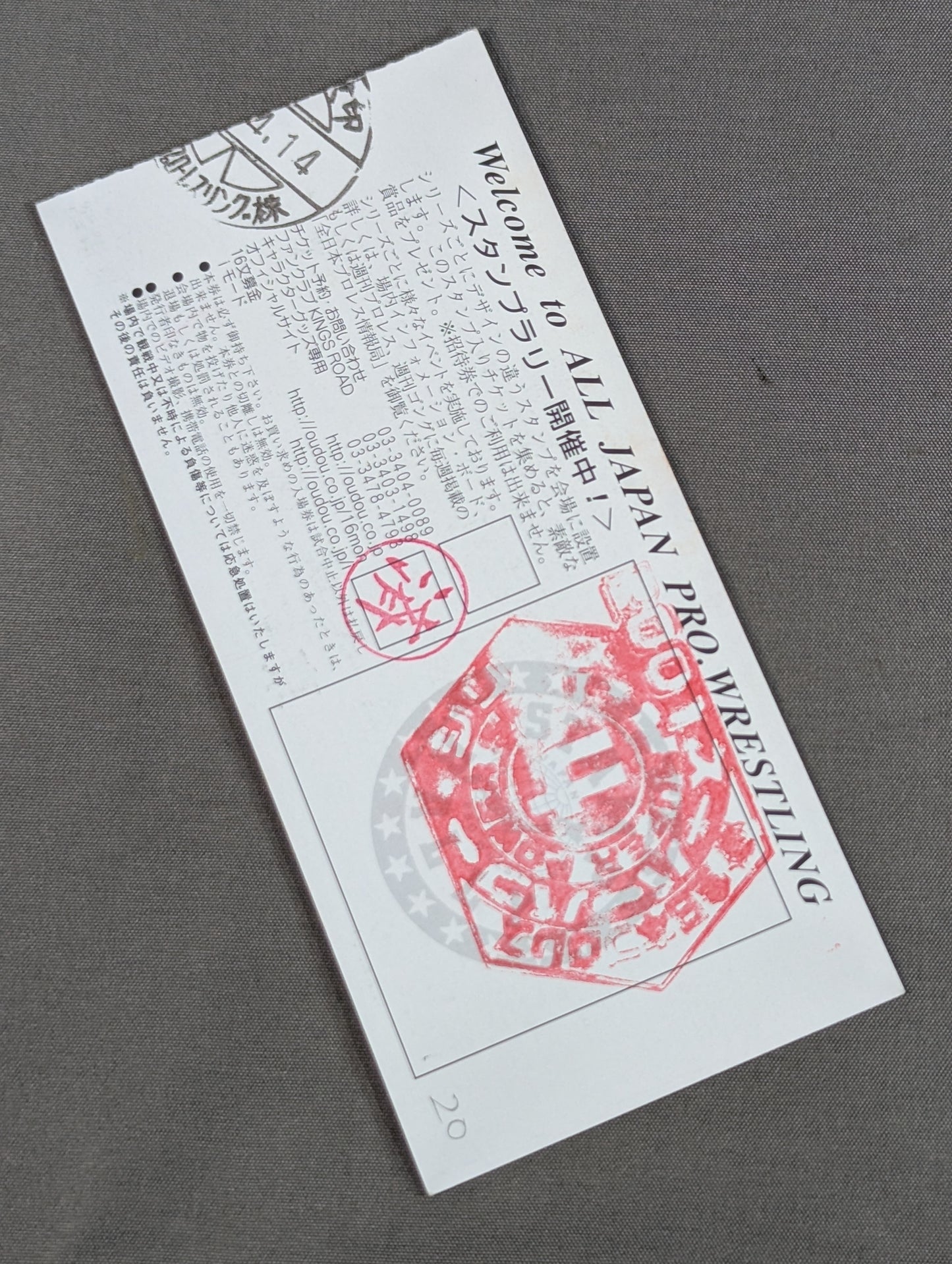 2001スーパーパワーin武道館 全日本プロレスvs新日本プロレス 対抗戦