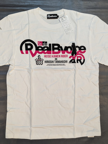 平成仮面ライダー×棚橋弘至×RealBvoice Tシャツ(ホワイト)