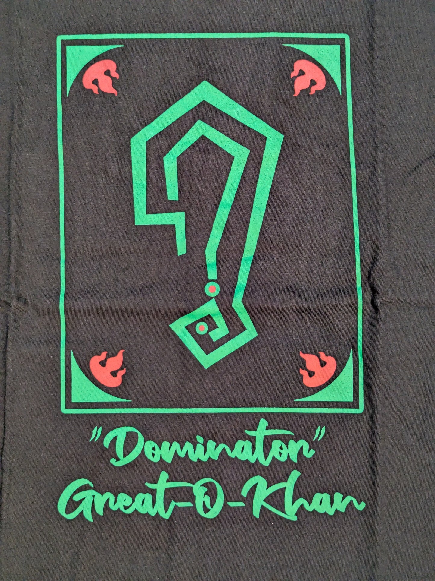 グレート-O-カーン Tシャツ(ブラック×グリーン)