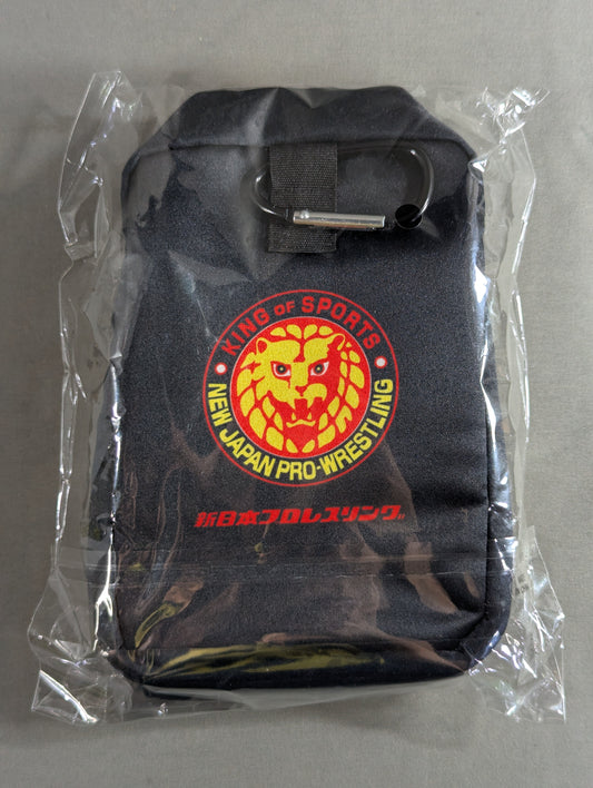 新日本プロレス カラビナ付きクリアポーチ
