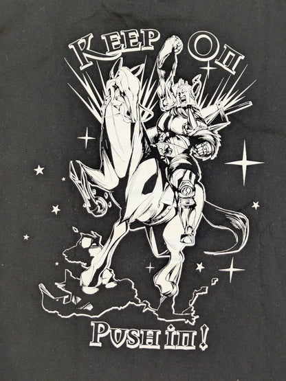 Go Shiozaki "KEEP on / PUSH in!" T-shirt