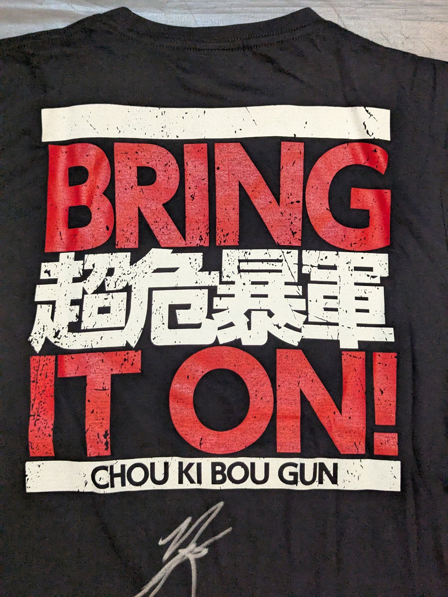 [Kenoh  hand signed autograph ] The Extremely Dangerous Rebel Army 「BRING IT ON!」 Illustration T-shirt