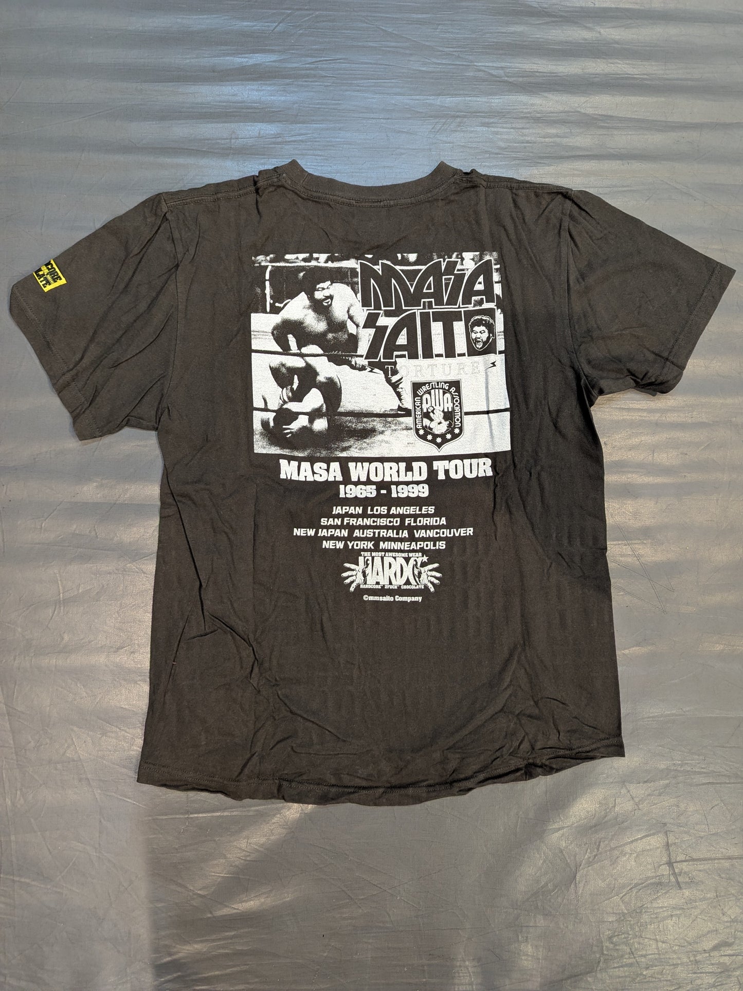 Masa Saito "2024 Prison Rock" T-shirt (Sumi, Wisconsin)