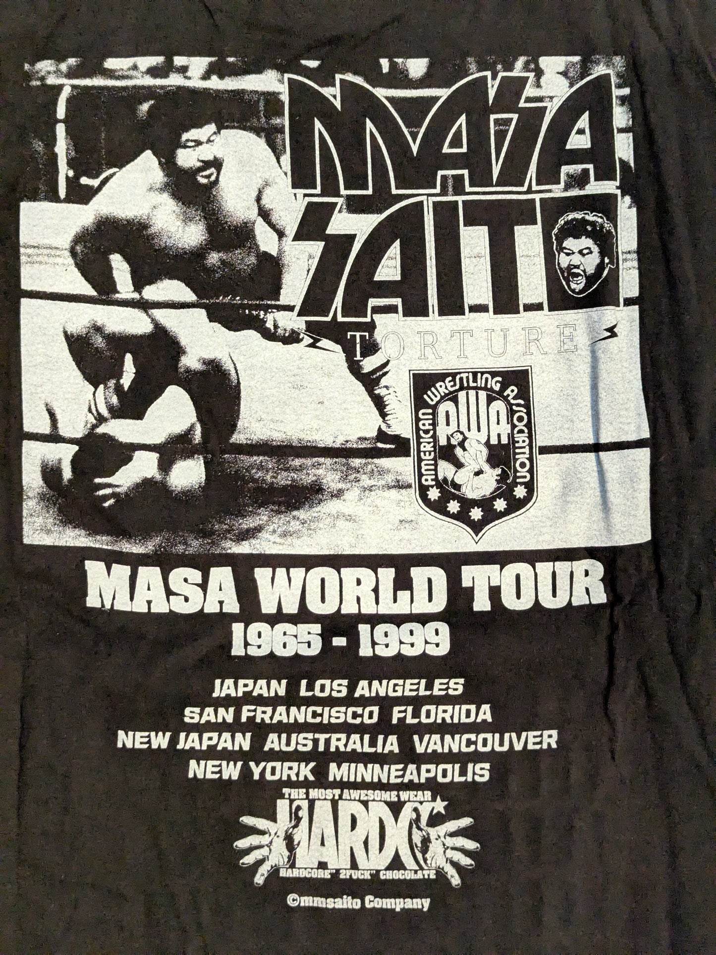 Masa Saito "2024 Prison Rock" T-shirt (Sumi, Wisconsin)
