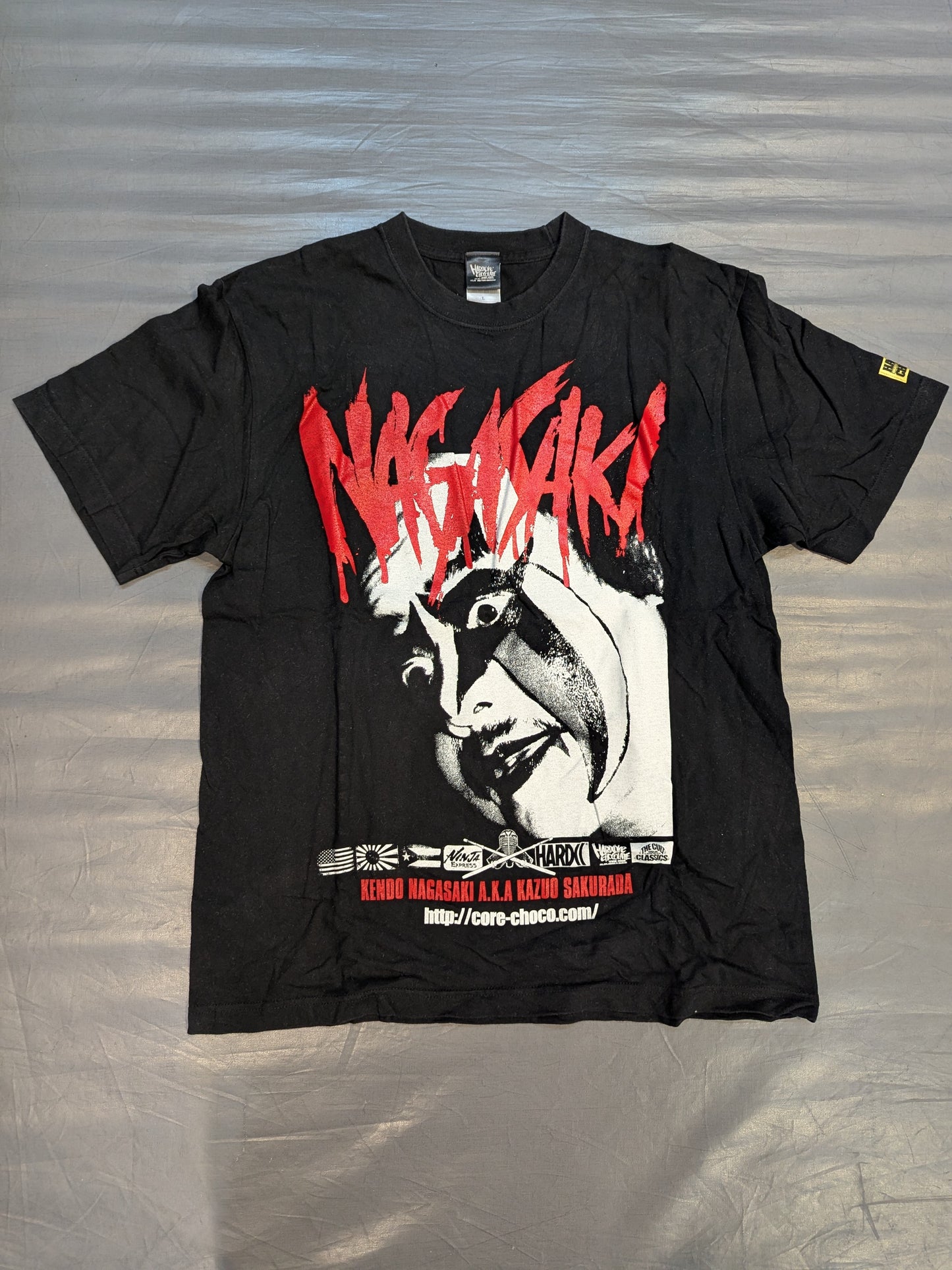 ケンドー・ナガサキ「剣道鬼」Tシャツ(サクラダブラック)