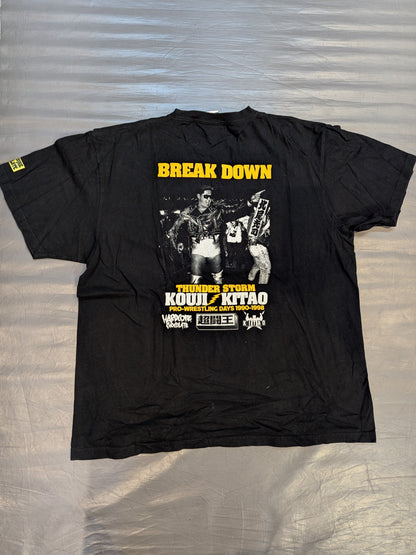 Koji Kitao 'Thunderstorm (Super Battle King Black)' T-shirt (1)