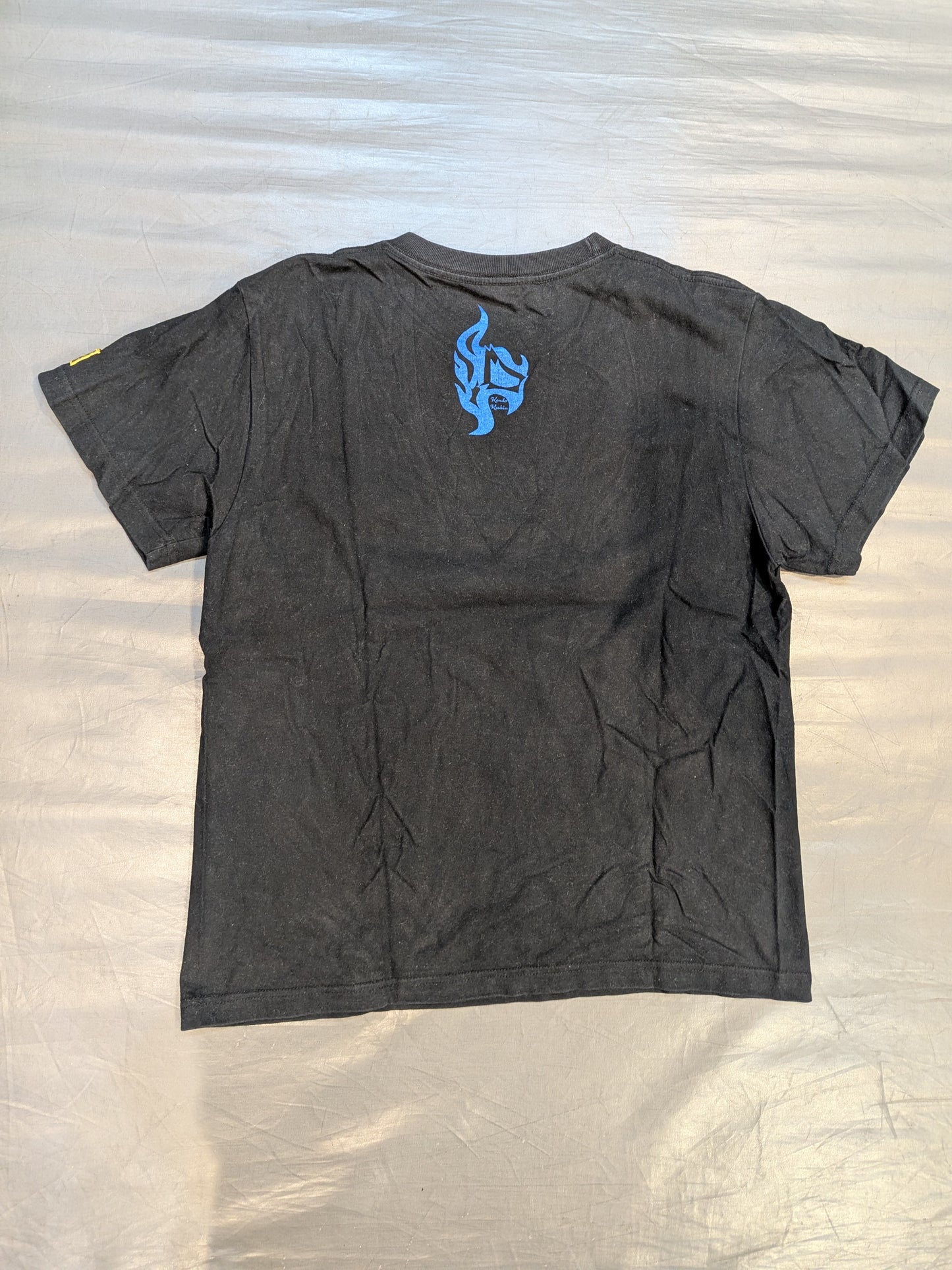 Kendo Kashin 'PROBLEMS: Navel Bend Reverse Cross Black' T-shirt (1)