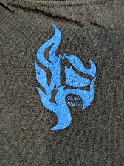 Kendo Kashin 'PROBLEMS: Navel Bend Reverse Cross Black' T-shirt (1)