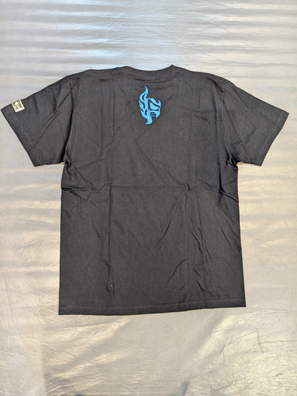 ケンドー・カシン「PROBLEMS へそ曲がり逆十字ブラック」Tシャツ②