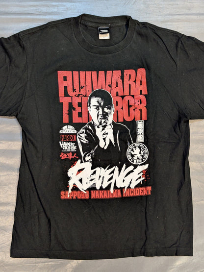 Yoshiaki Fujiwara "FUJIWARA TERROR" T-shirt