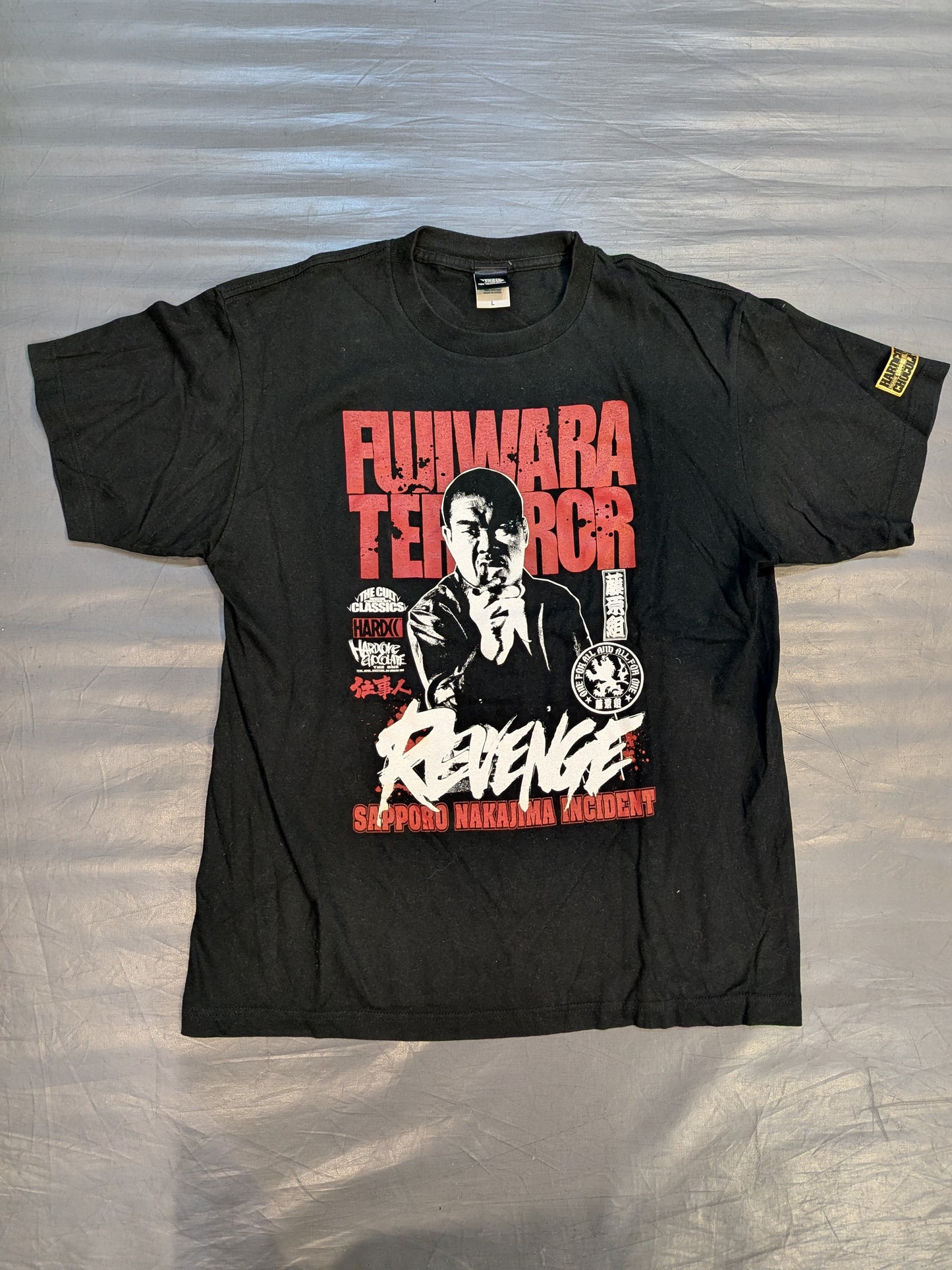 Yoshiaki Fujiwara "FUJIWARA TERROR" T-shirt