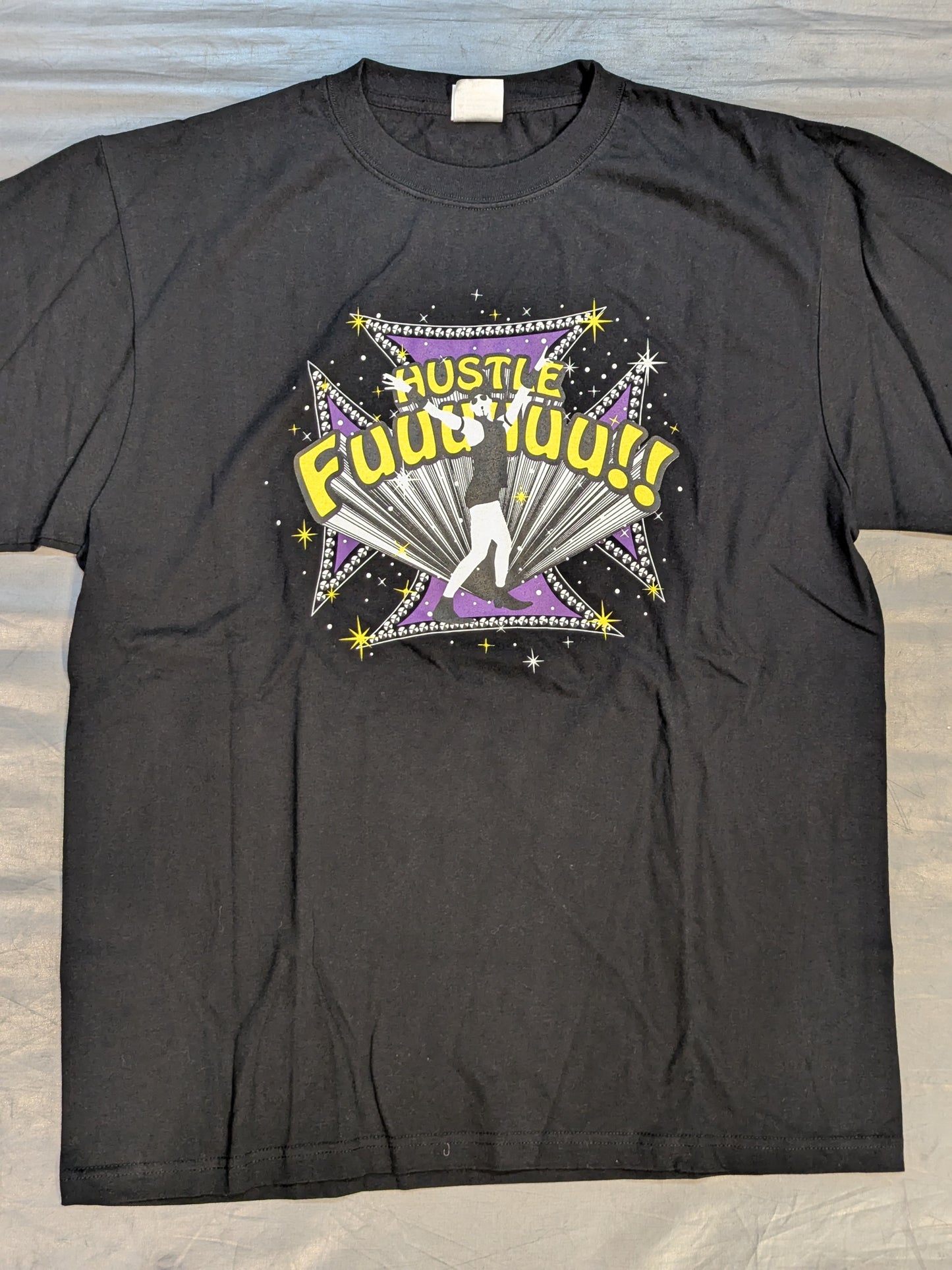 Razor Ramon HG "HUSTLE Fuuuuuu!!" Illustration T-shirt