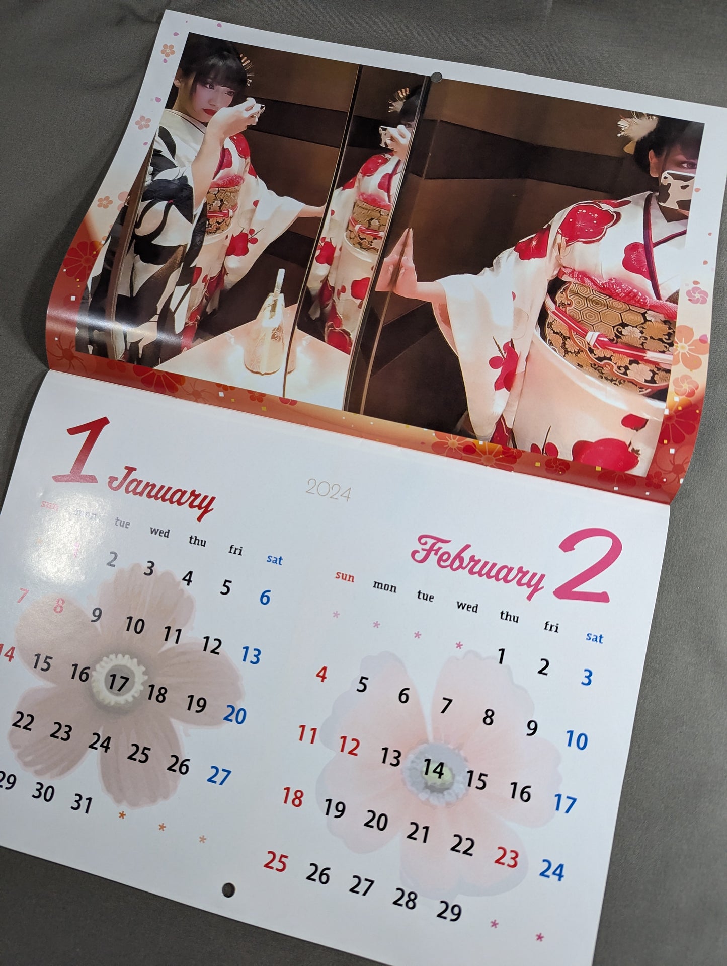 木村花 2024年 壁掛けカレンダー