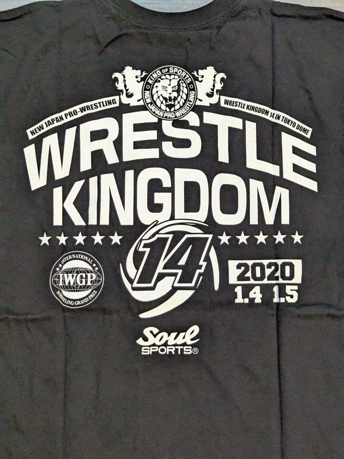 WRESTLE KINGDOM 14 大会記念「SOUL SPORTS」Tシャツ