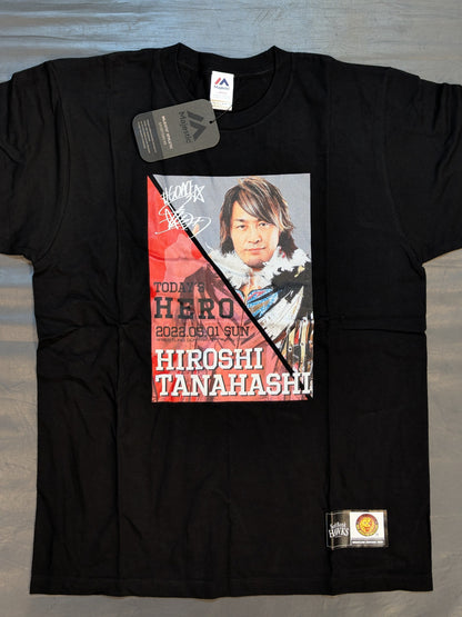 Hiroshi Tanahashi × HAWKS "TODAY'S HERO" Picture T-Shirt