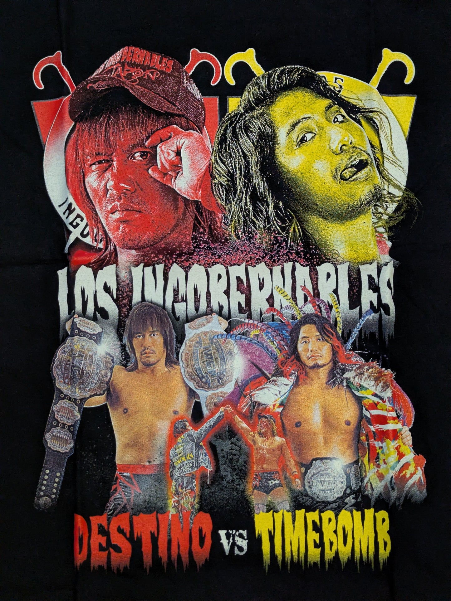 旗揚げ記念日 内藤哲也vs高橋ヒロム ピクチャーTシャツ
