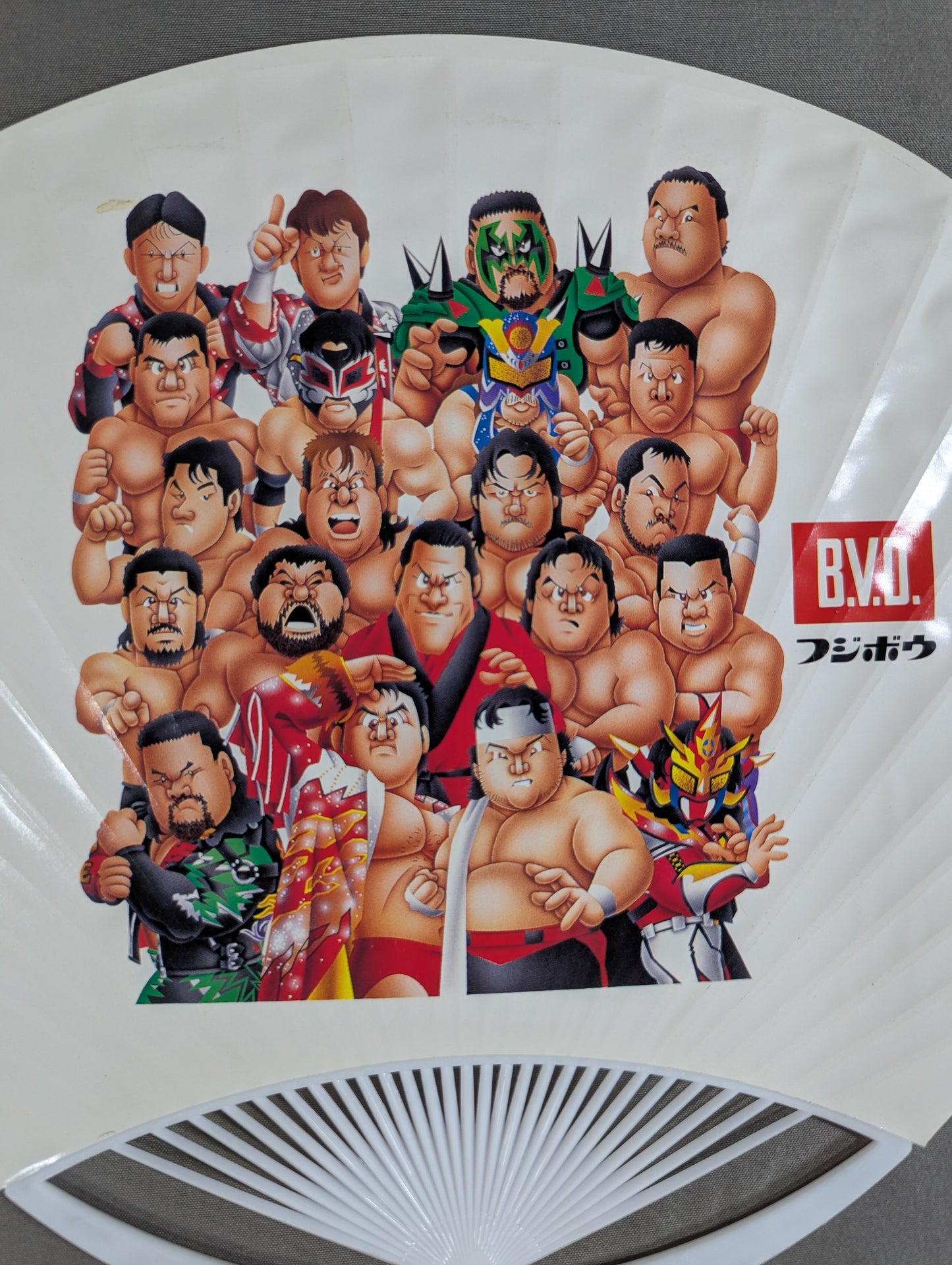 ★坂井永年氏イラスト★ NJPW SUPER STARS うちわ