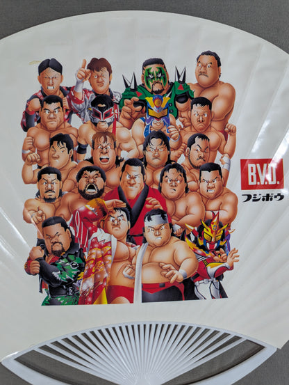 ★坂井永年氏イラスト★ NJPW SUPER STARS うちわ