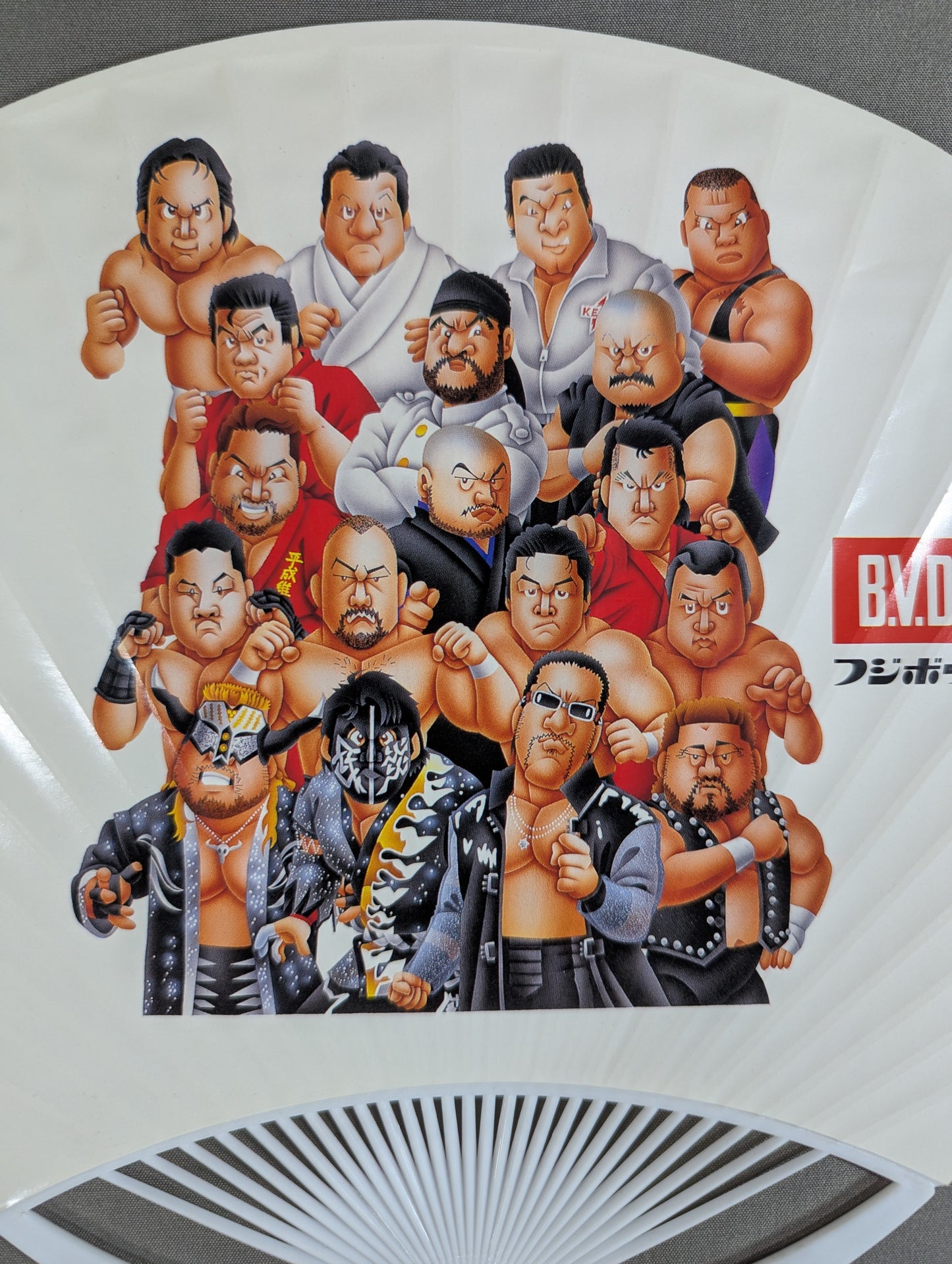 ★坂井永年氏イラスト★ NJPW SUPER STARS うちわ