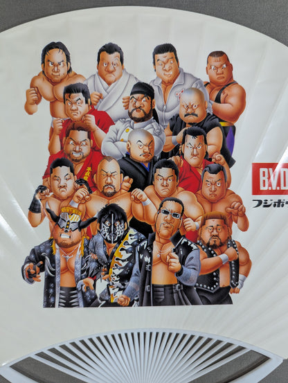 ★坂井永年氏イラスト★ NJPW SUPER STARS うちわ