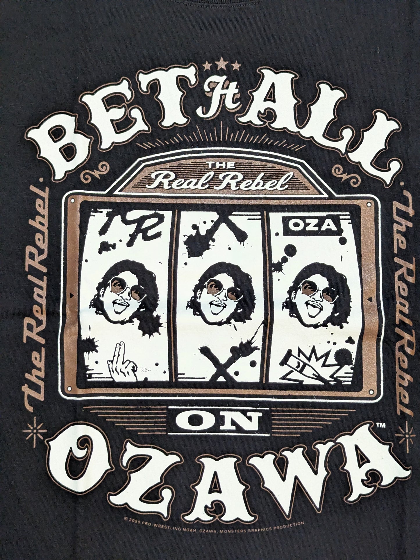 OZAWA Slot "BET ALL" T-shirt (MONSTERS GRAPHICS)