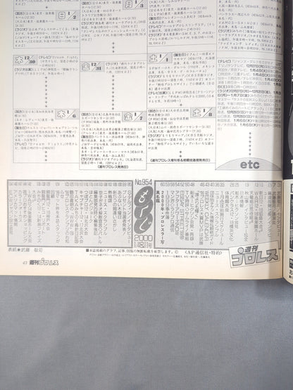 週刊プロレス954