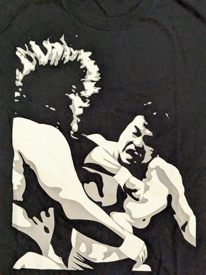 三沢光晴「エルボー」イラストTシャツ