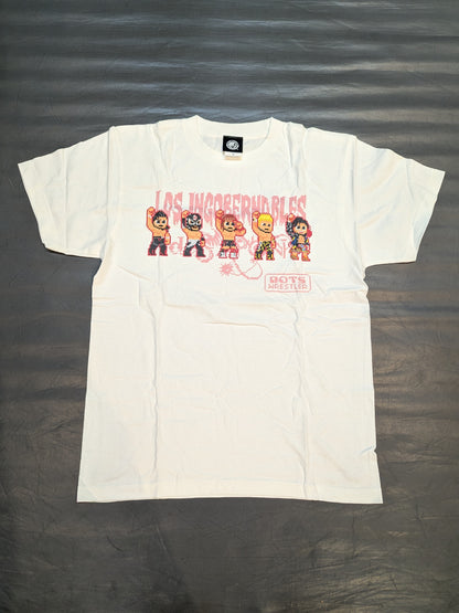L・I・J「ドットレスラーver.3」Tシャツ(ホワイト)
