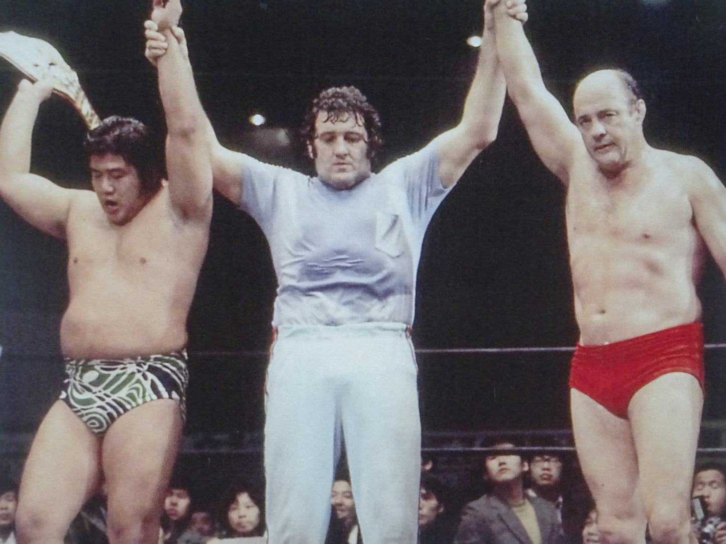 Mighty Inoue's ★long IWA World Heavyweight Championship days worn by him!! ★