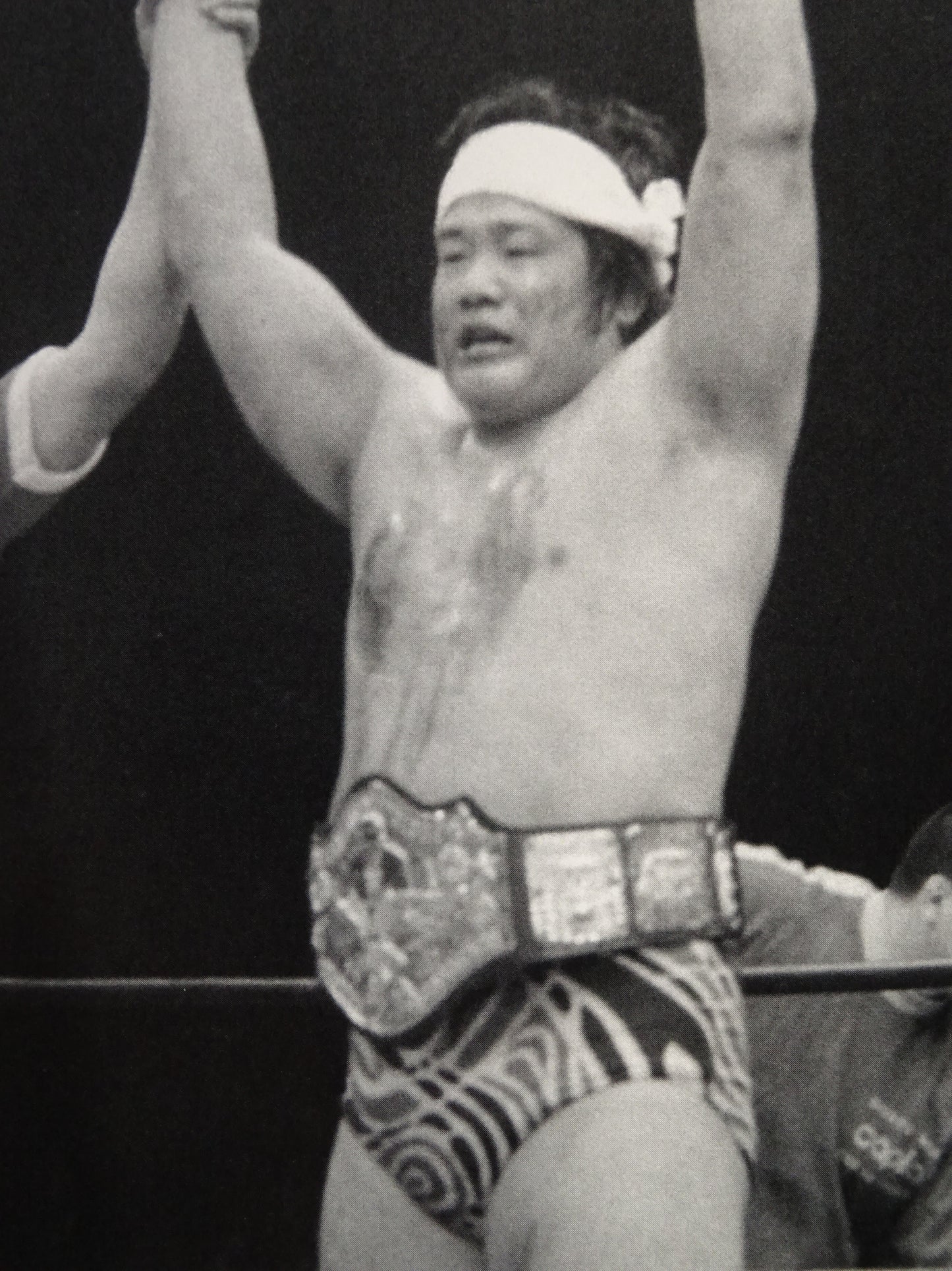 Mighty Inoue's ★long IWA World Heavyweight Championship days worn by him!! ★