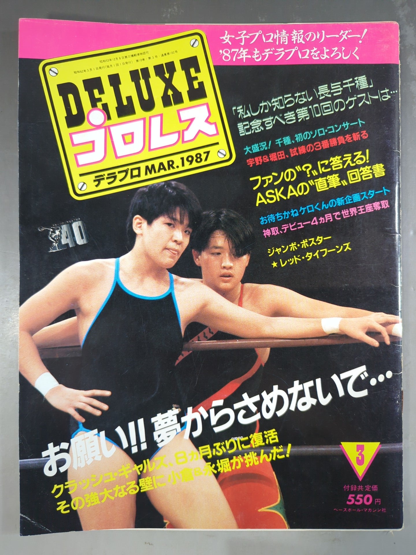 デラックスプロレス 1987年3月号
