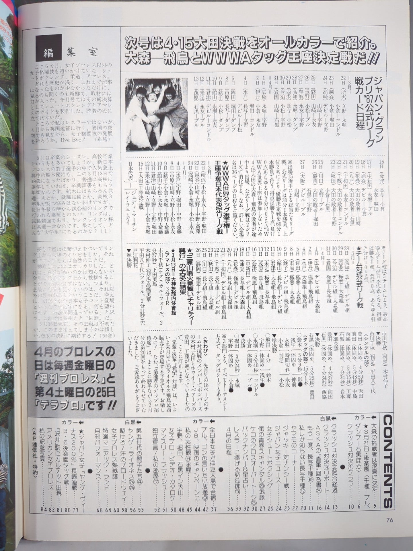 デラックスプロレス 1987年5月号