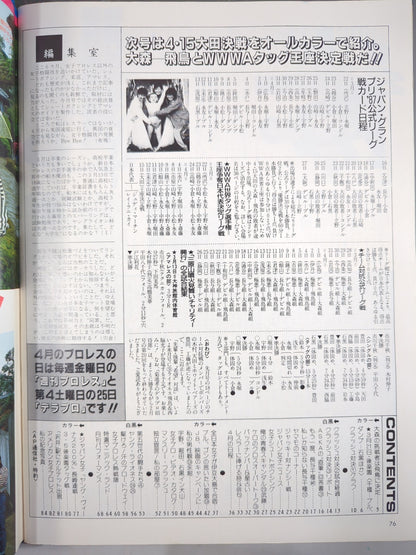 デラックスプロレス 1987年5月号