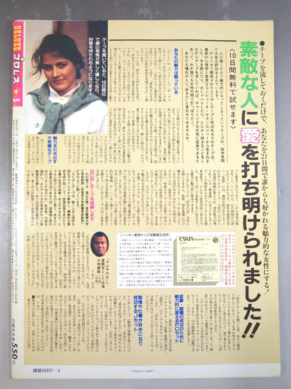 デラックスプロレス 1987年5月号