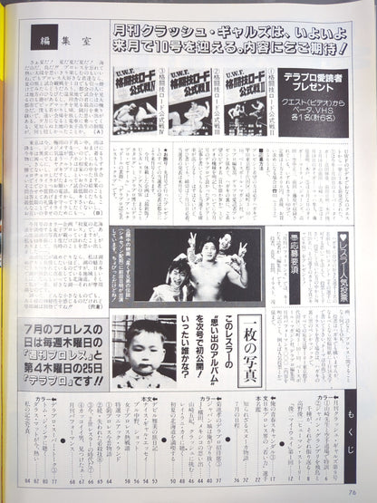 デラックスプロレス 1985年8月号