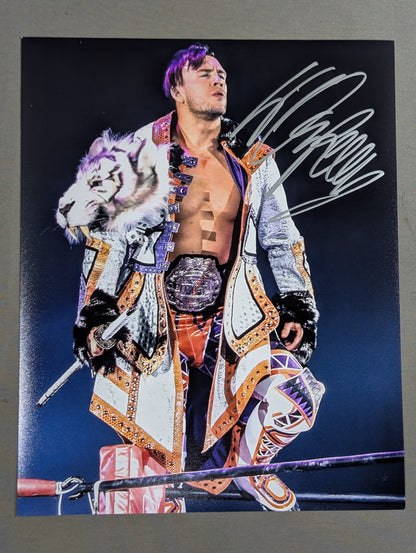 ★IWGP★ Will Ospreay  hand signed autograph Pro-Photo (A-5)