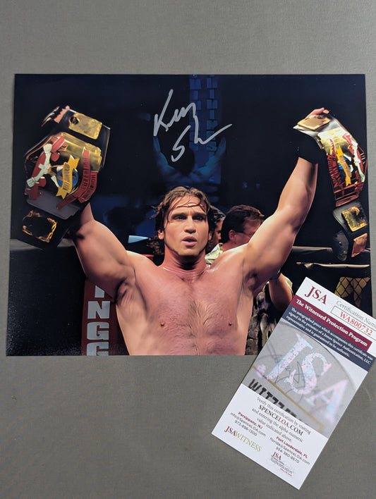 ★JSA★ Ken Shamrock hand signed autograph Pro-Photo 