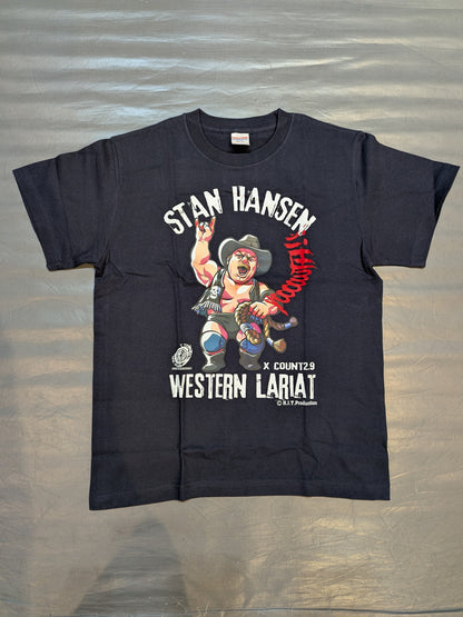 Stan Hansen× Count 2.9 "SH Yoooo TH!!" T-shirt (1) (Black)