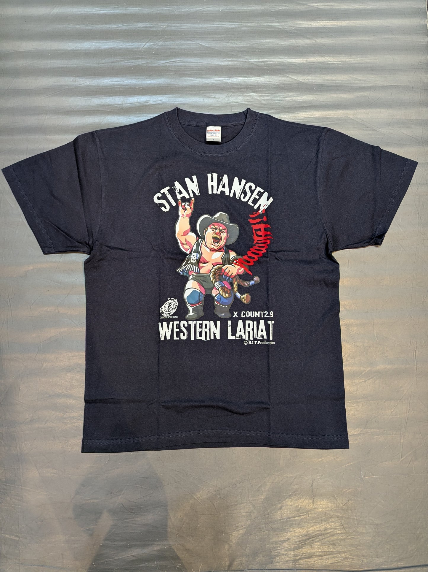 Stan Hansen× Count 2.9 "SH Yoooo TH!!" T-shirt (2) (Black)
