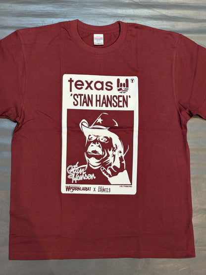 Stan Hansen× Count 2.9 T-Shirt (2) (Burgundy)