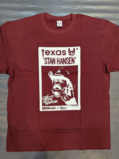 Stan Hansen× Count 2.9 T-Shirt (3) (Burgundy)