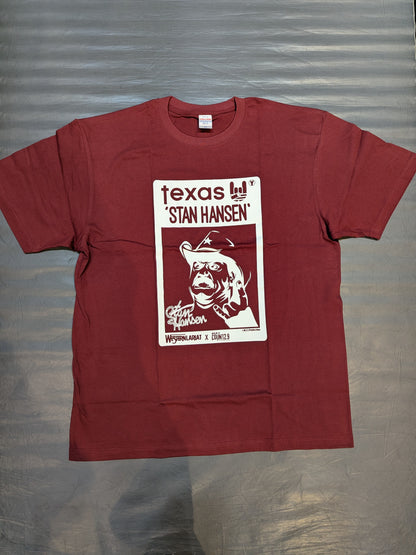 Stan Hansen× Count 2.9 T-Shirt (3) (Burgundy)